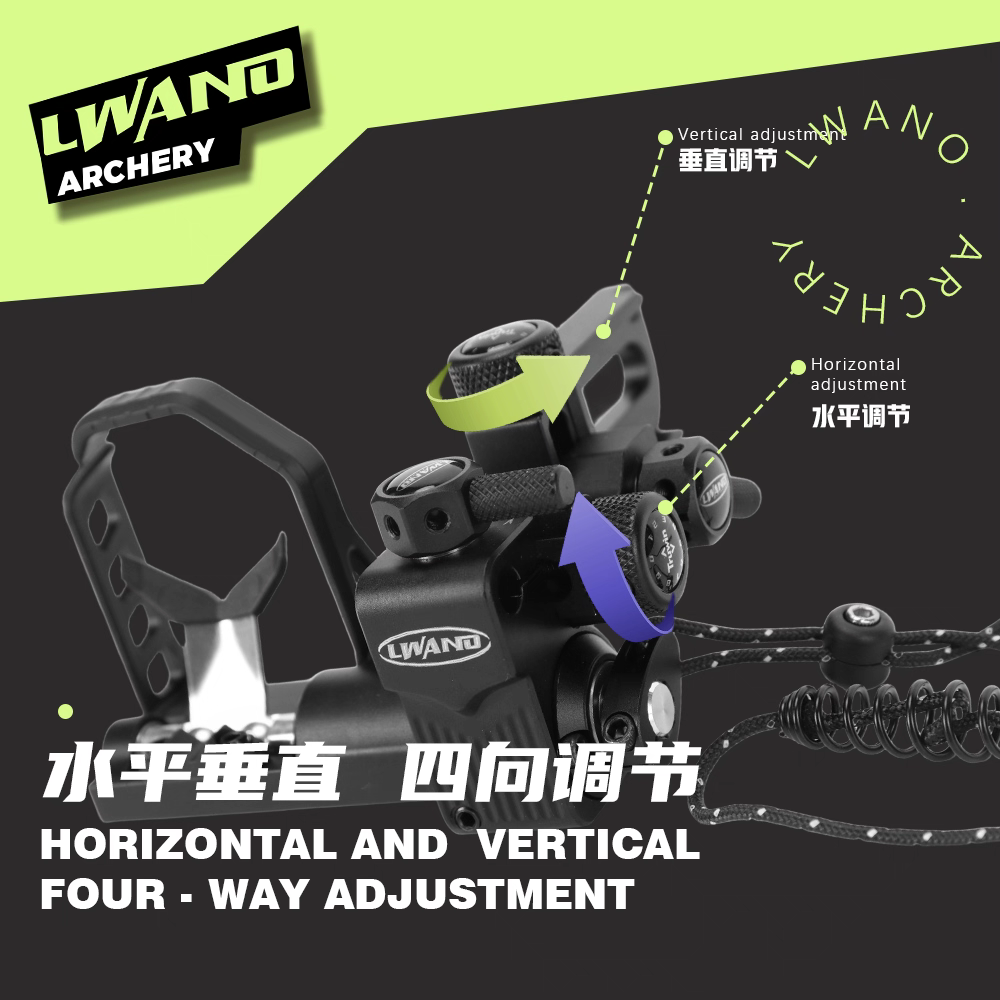 Lwano Aluminum Alloy CNC Hunting Target Drop Arrow Rest