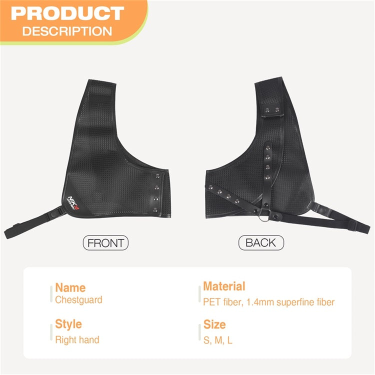 NIKA - Black Mesh Chest Guard