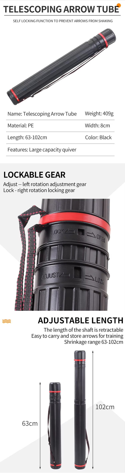 SPG - Arrow Tube (Adjustable)