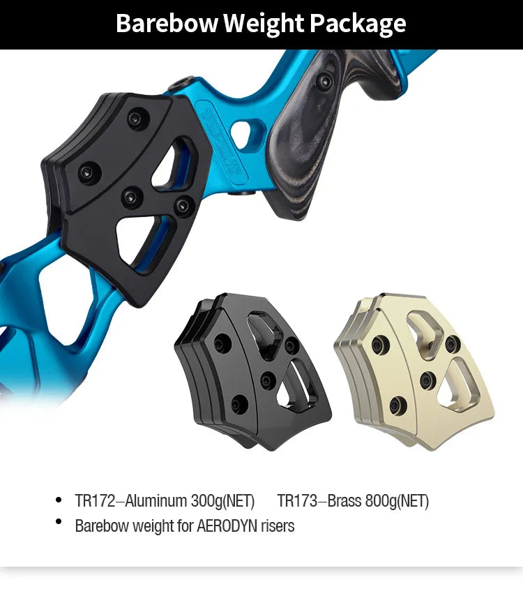 TOPOINT - Barebow Weight Package for Aerodyn riser