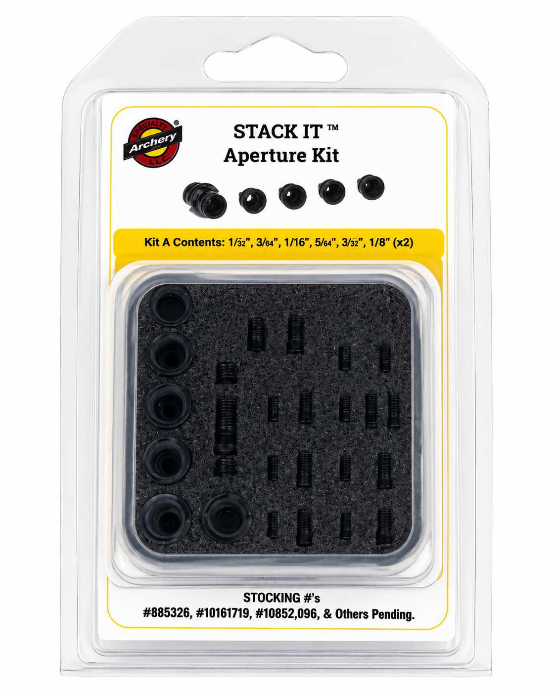 Specialty Archery - Stack It™ Aperture Kit