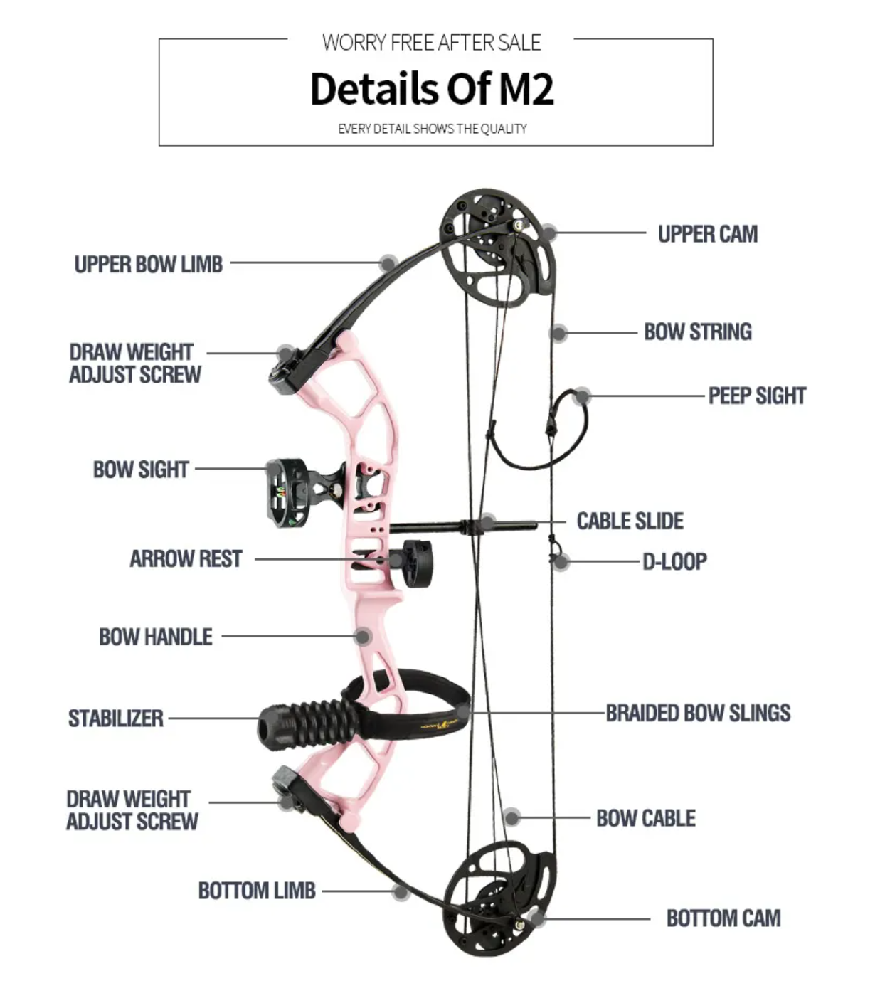 TOPOINT - M2 Compound Bow (RH only)