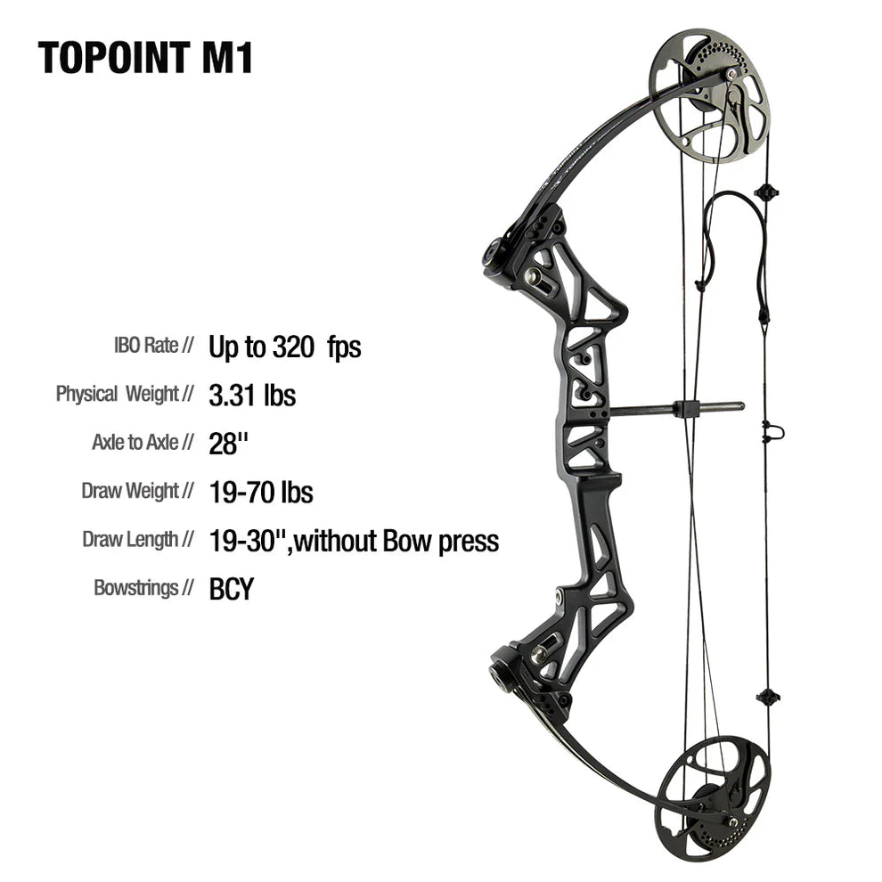 Topoint - M1 Compound Bow RH Only(two weeks delievery time)