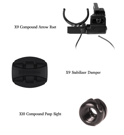 SANLIDA - Hero X8 Beginner Target Compound Bow Beginner Kit (三利达 - 宗师X8初级复合弓套装)