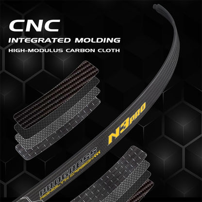 NIKA Elong - N3 Pro 100% Carbon ILF Recurve Limbs