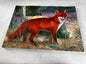 Animal target face (Non-woven fabric & Kraft paper) - Fox