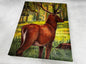 Animal target face (Non-woven fabric & Kraft paper) - Deer from the back
