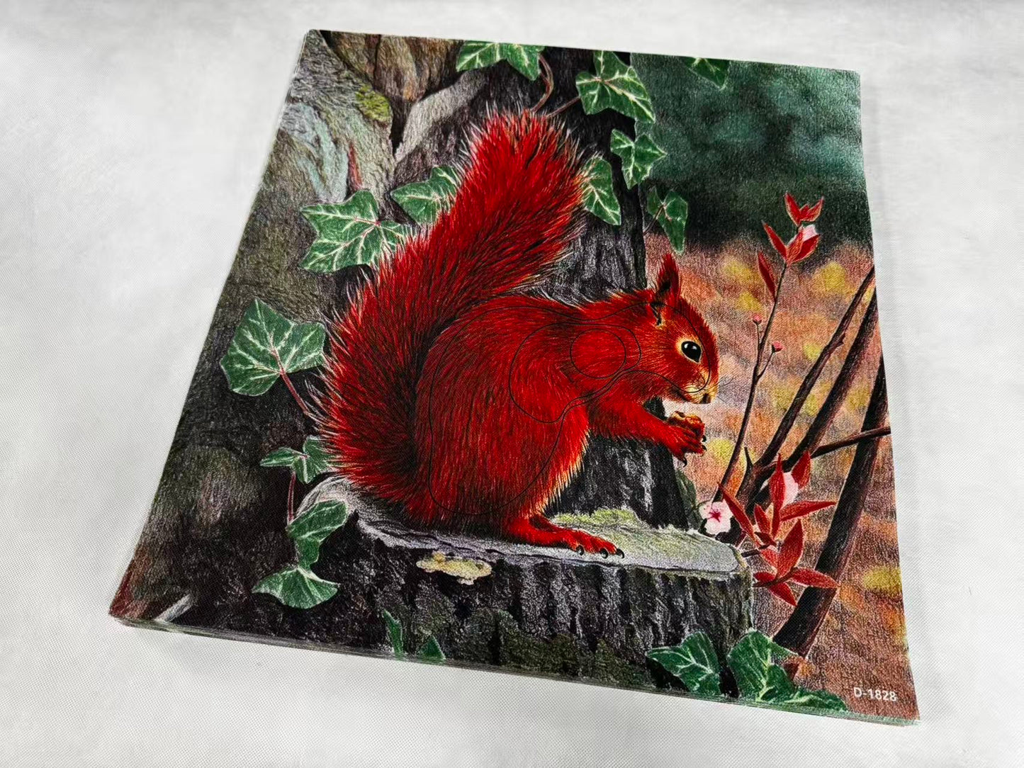 Animal target face (Non-woven fabric & Kraft paper) - Squirrel
