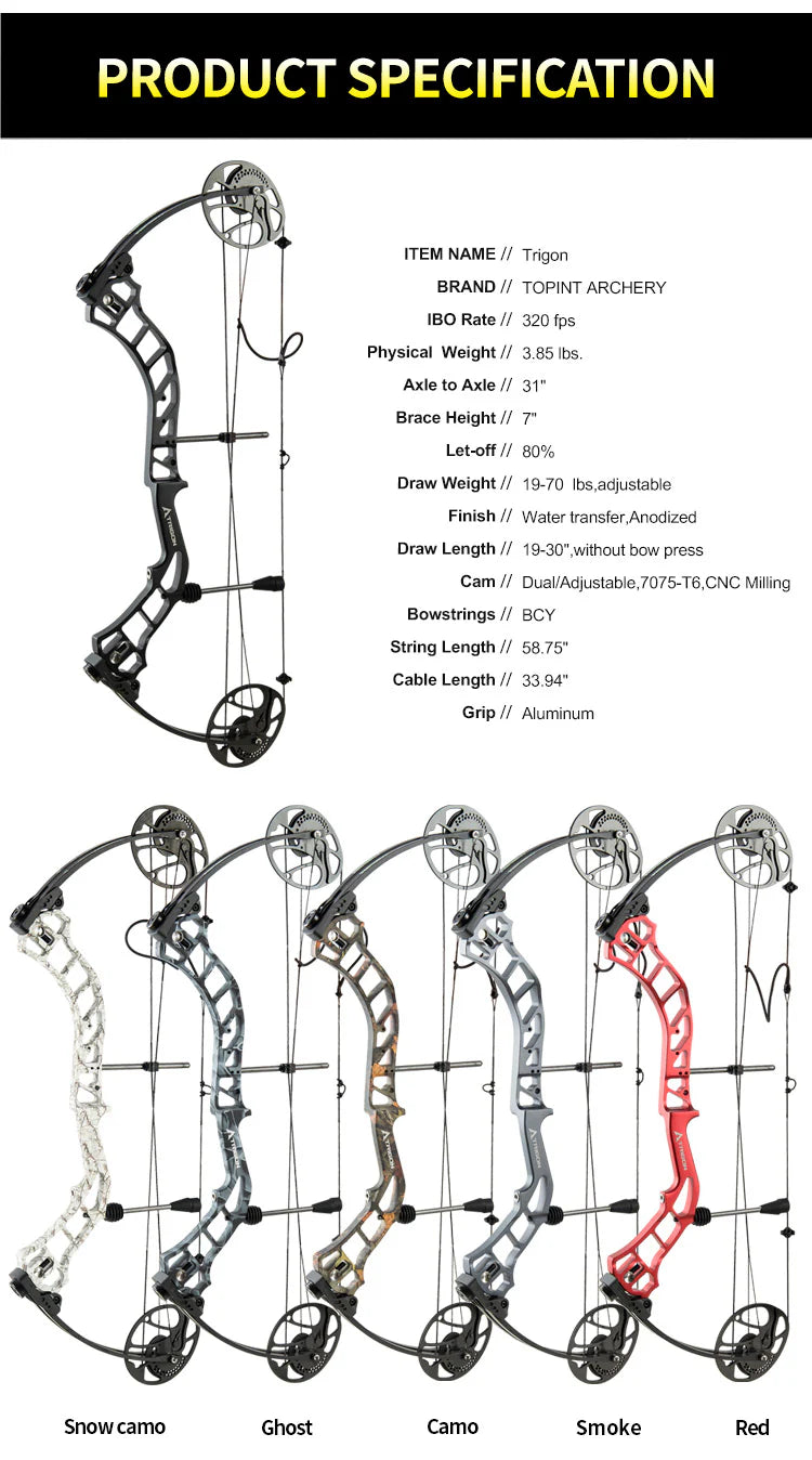 Topoint - TRIGON Compound Bow (two weeks delievery time)