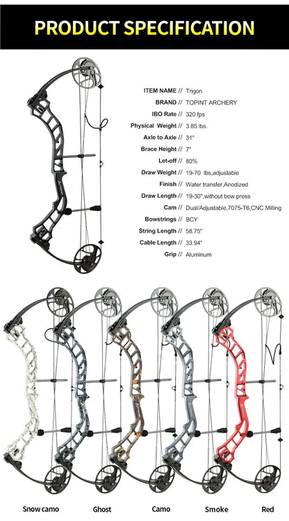 Topoint - TRIGON Compound Bow (2 months delivery)