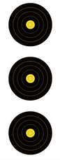 YOUYI - Target Face Field 3x20cm Vertical 5 Rings - World Archery certification Rain-proof tear-resistant