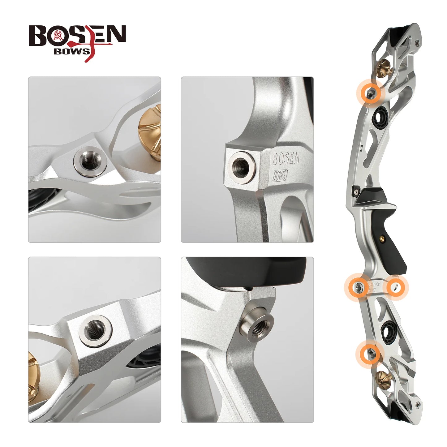 BOSEN - 21" Riser RANGER TRADITIONAL HUNTING BOWS For ARCHERY