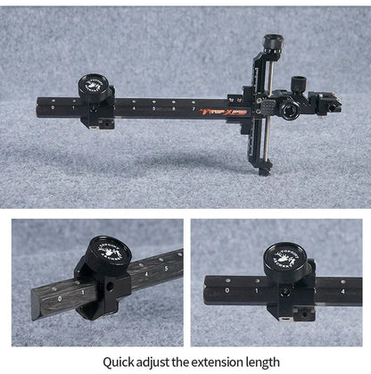 Topoint Carbon Compound Bow Sight TP8810 Micro adjustable