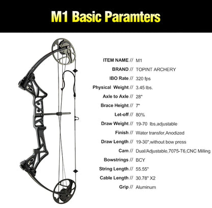 Topoint - M1 Compound Bow RH Only (2 months delivery)