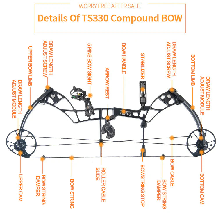 Topoint - TS330 Compound Bow (two weeks delievery time)
