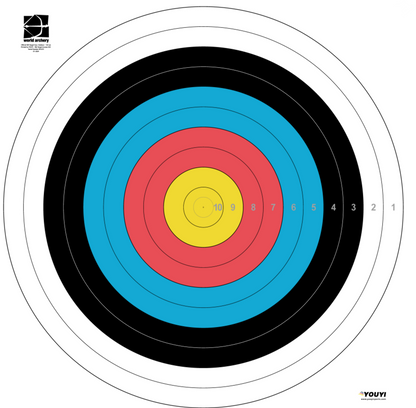 YOUYI - Target Face 60cm - World Archery certification Rain-proof tear-resistant