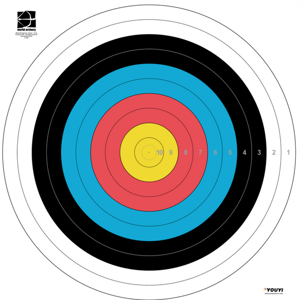 YOUYI - Target Face 40cm - World Archery certification Rain-proof tear ...