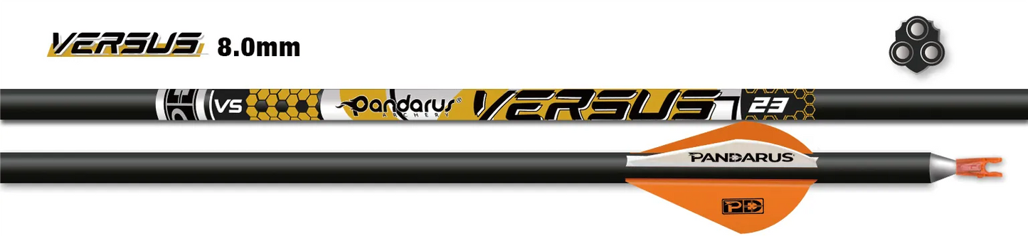 PANDARUS - VERSUS 8.0mm ID Indoor Arrows Price Per Arrows