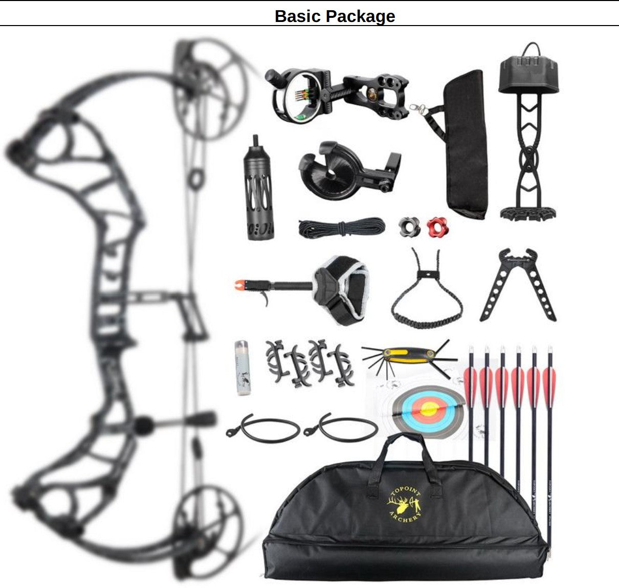 Topoint - ACUITY 28" Compound Bow Package (2 weeks delivery)