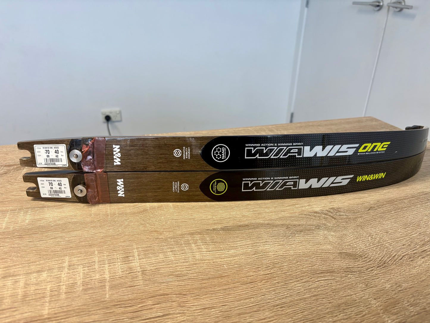Win & Win WIAWIS One Wood Core Limbs 40 lbs (Second hand)