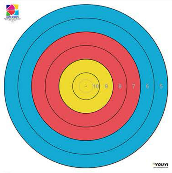 YOUYI - Target Face 80cm 6 ring - World Archery certification Rain-pro ...