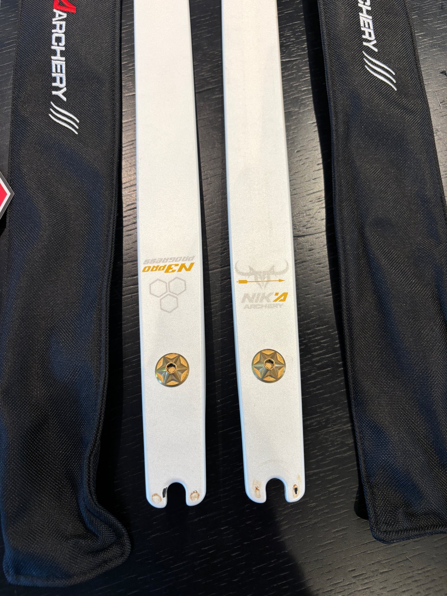 Nika N3 Pro limbs, White, medium.32 lbs (second hand)