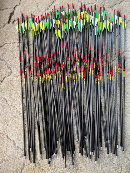 Gold tip kinetic 300 carbon arrows 28inch