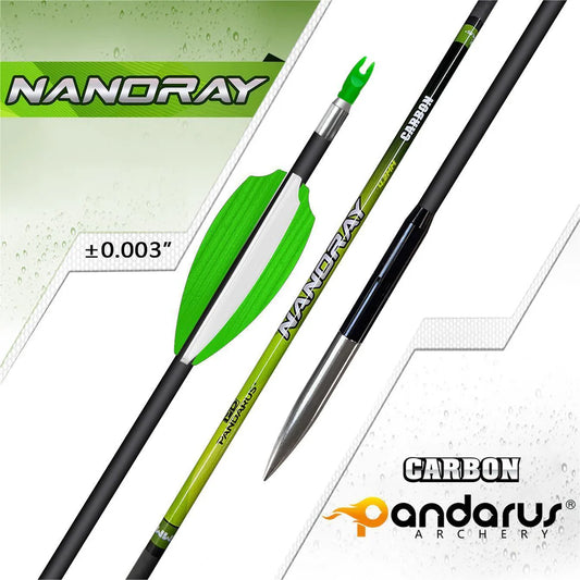 Pandarus Nanoray 4.2ID Hunting Arrows 0.003 Straightness (2 weeks back order)