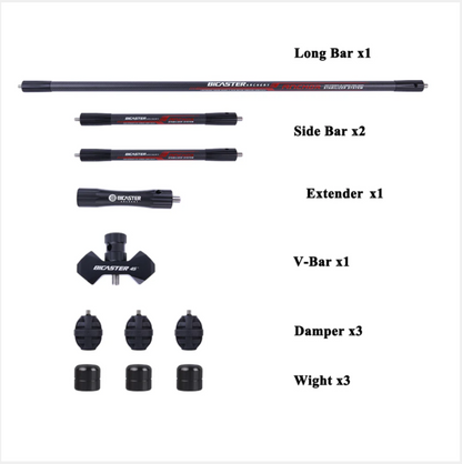 BICASTER - ANCHOR Stabilizer full set 3K Carbon