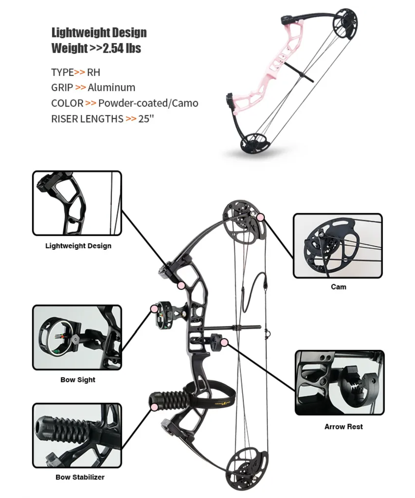 TOPOINT - M2 Compound Bow (RH only)