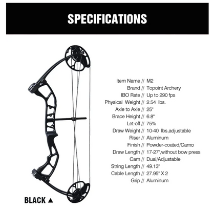 TOPOINT - M2 Compound Bow (RH only)