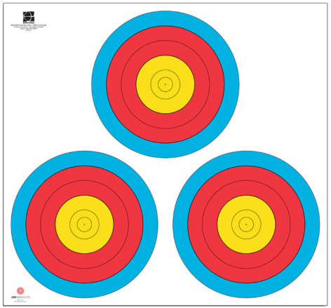 JVD Target Face Fita 3x20 cm Las Vegas