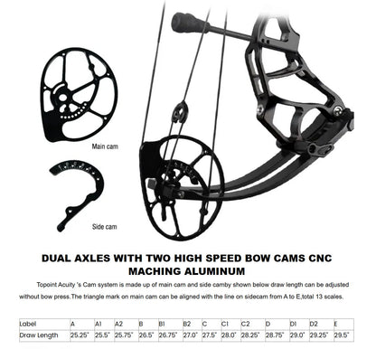 Topoint - ACUITY 28" Compound Bow