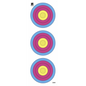 YOUYI - Target Face WA 3x20cm Vertical 5 Rings Rain-proof tear-resistant （Recurve）